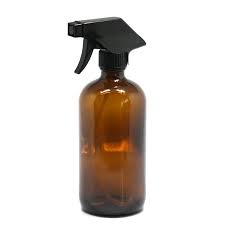 2 Frascos em Vidro Ambar com Spray Gatilho - 500 mls